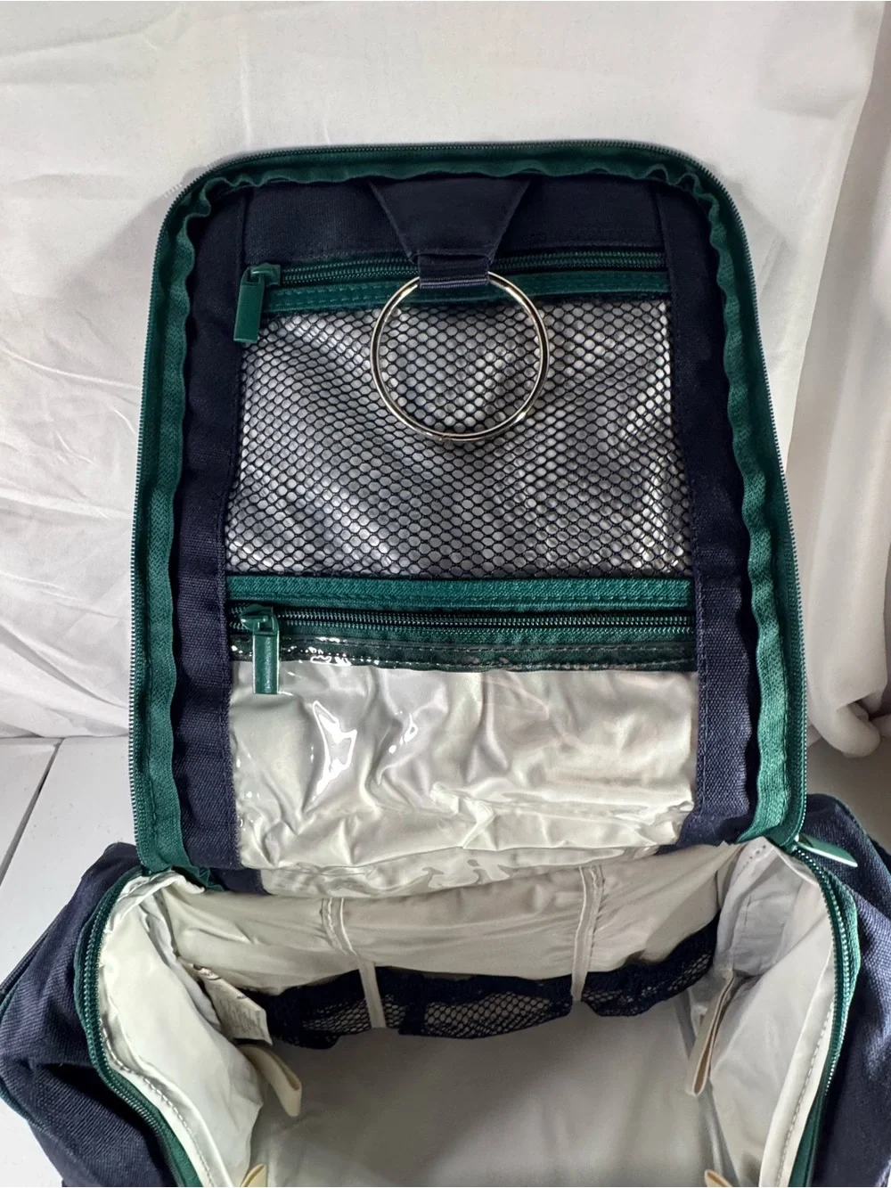 Fisher-Price Navy and Teal Shoulder Baby Bag